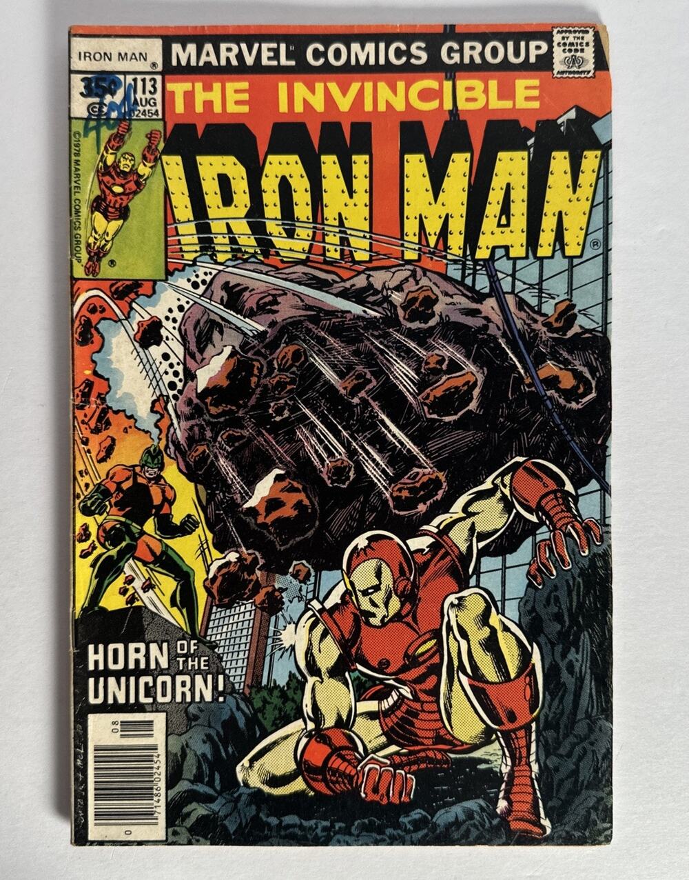 Iron Man #113 Aug 1978 Bronze Age Marvel Comics ID:40127